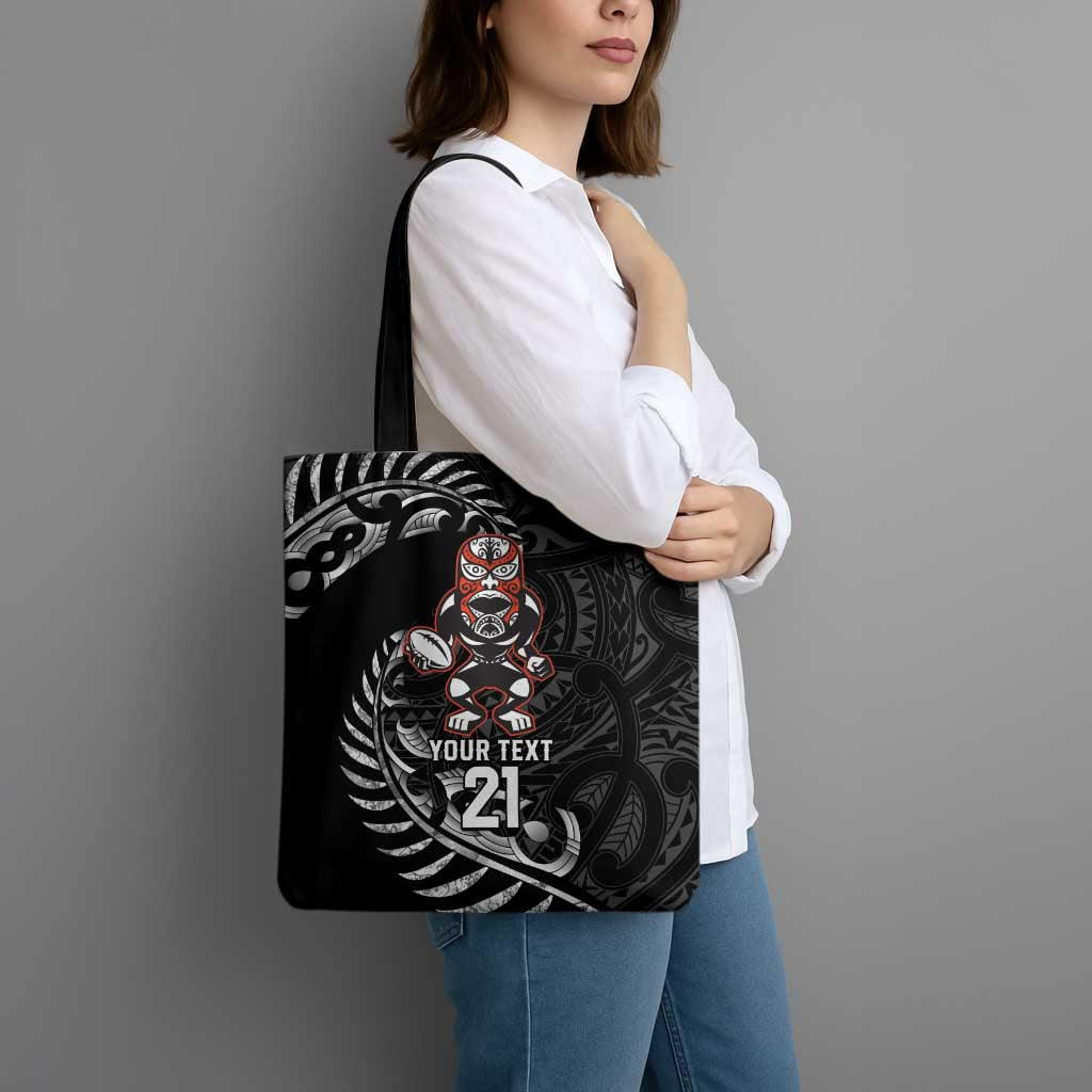 New Zealand Indigenous-Maori Rugby Custom Tote Bag - Aussie Hoodie
