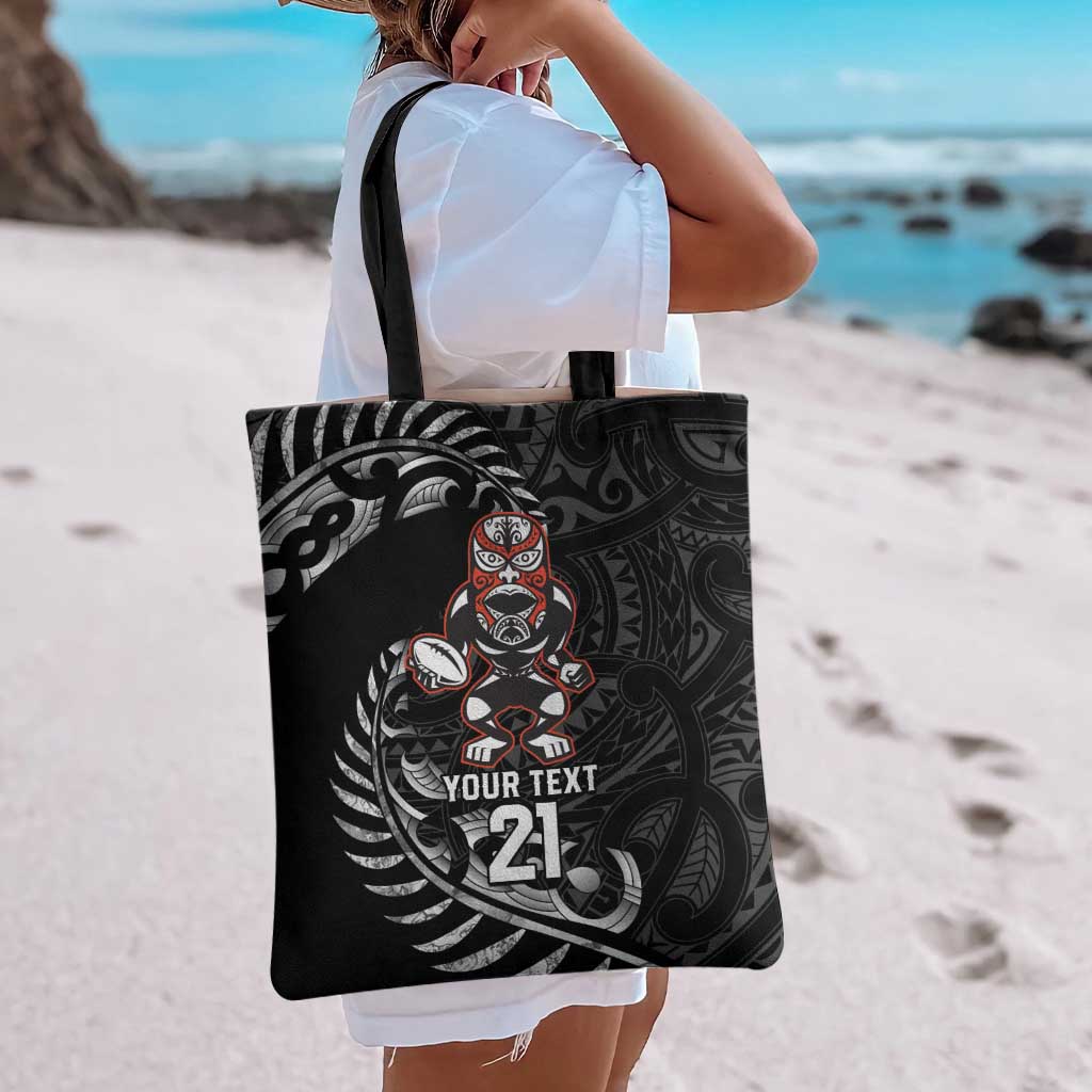 New Zealand Indigenous-Maori Rugby Custom Tote Bag - Aussie Hoodie