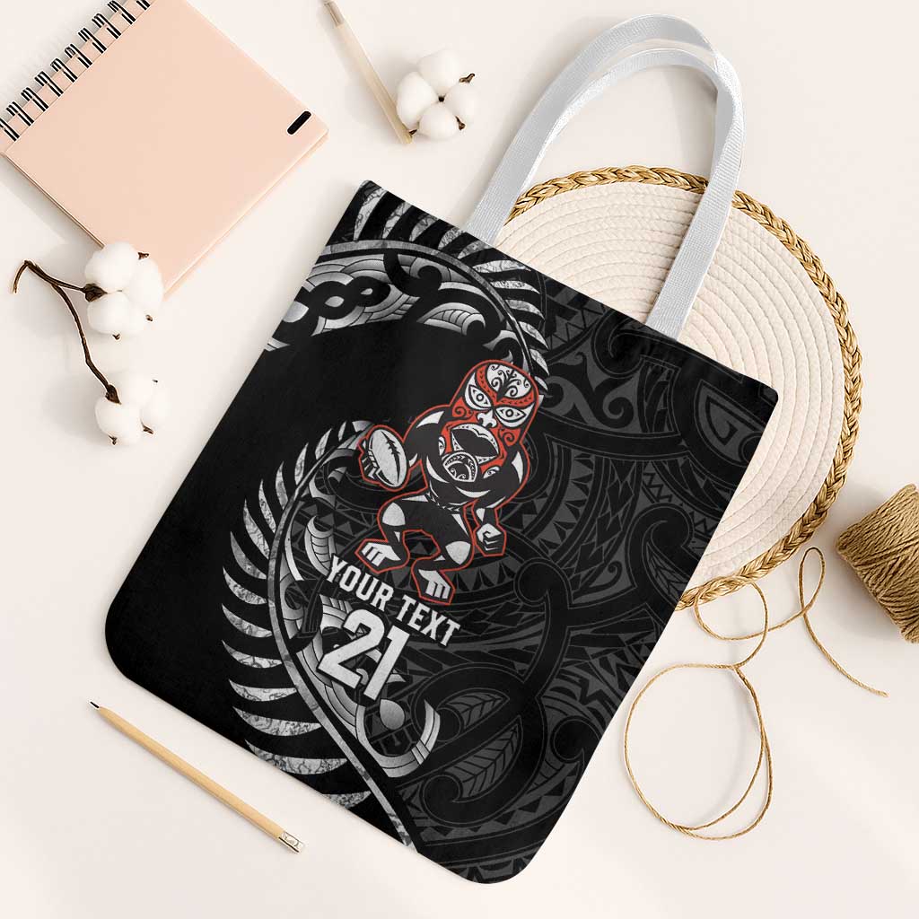 New Zealand Indigenous-Maori Rugby Custom Tote Bag - Aussie Hoodie