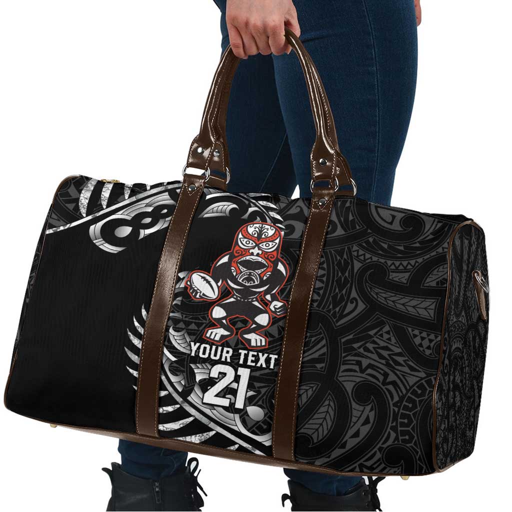 New Zealand Indigenous-Maori Rugby Custom Travel Bag - Aussie Hoodie