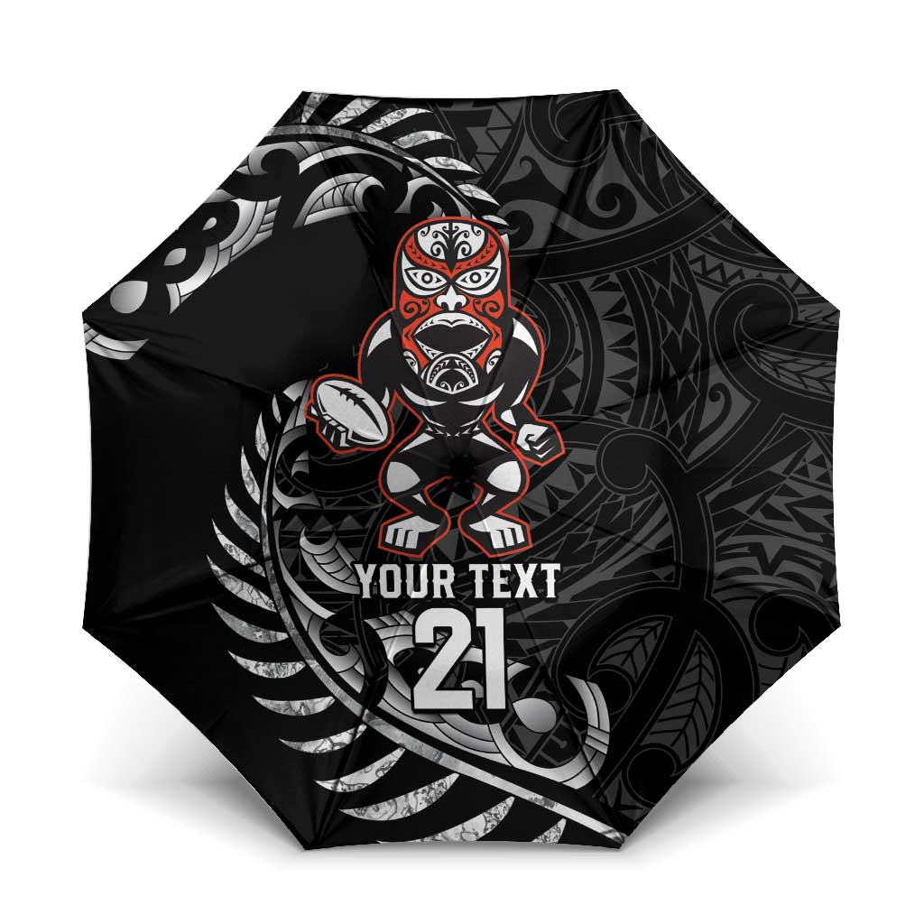 New Zealand Indigenous-Maori Rugby Custom Umbrella - Aussie Hoodie