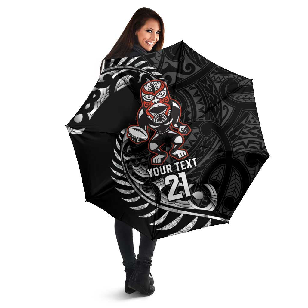New Zealand Indigenous-Maori Rugby Custom Umbrella - Aussie Hoodie