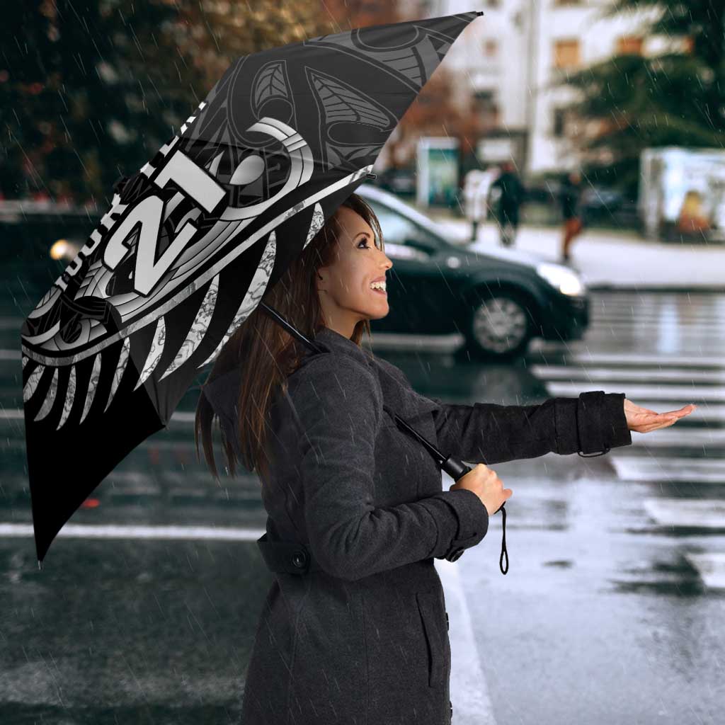 New Zealand Indigenous-Maori Rugby Custom Umbrella - Aussie Hoodie