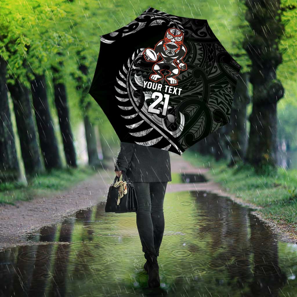 New Zealand Indigenous-Maori Rugby Custom Umbrella - Aussie Hoodie