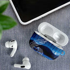 New Zealand Matariki AirPods Case Taniko Aramoana With Koru Galaxy Sky Night - Aussie Hoodie
