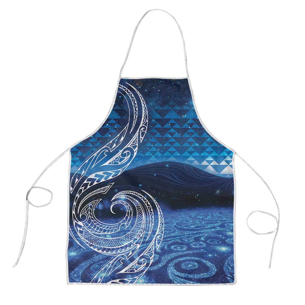 New Zealand Matariki Apron Taniko Aramoana With Koru Galaxy Sky Night - Aussie Hoodie