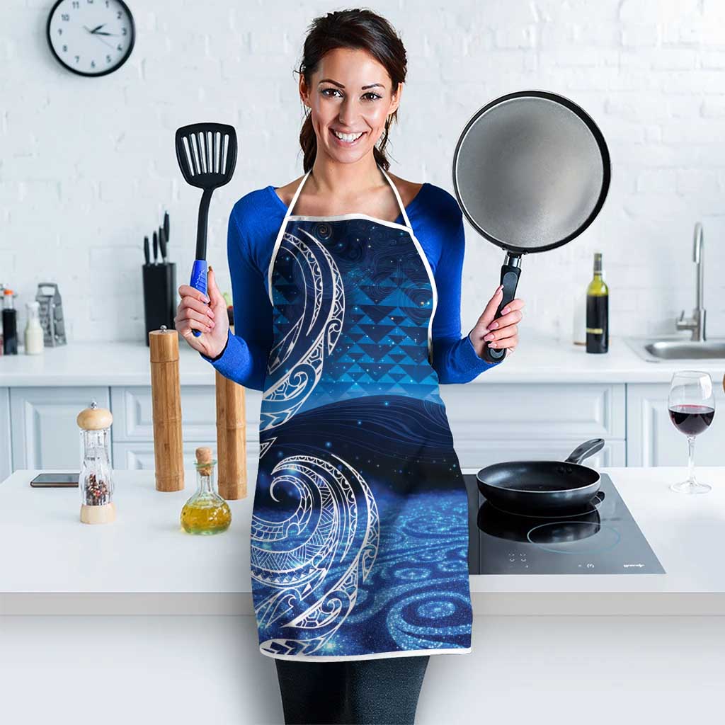 New Zealand Matariki Apron Taniko Aramoana With Koru Galaxy Sky Night - Aussie Hoodie