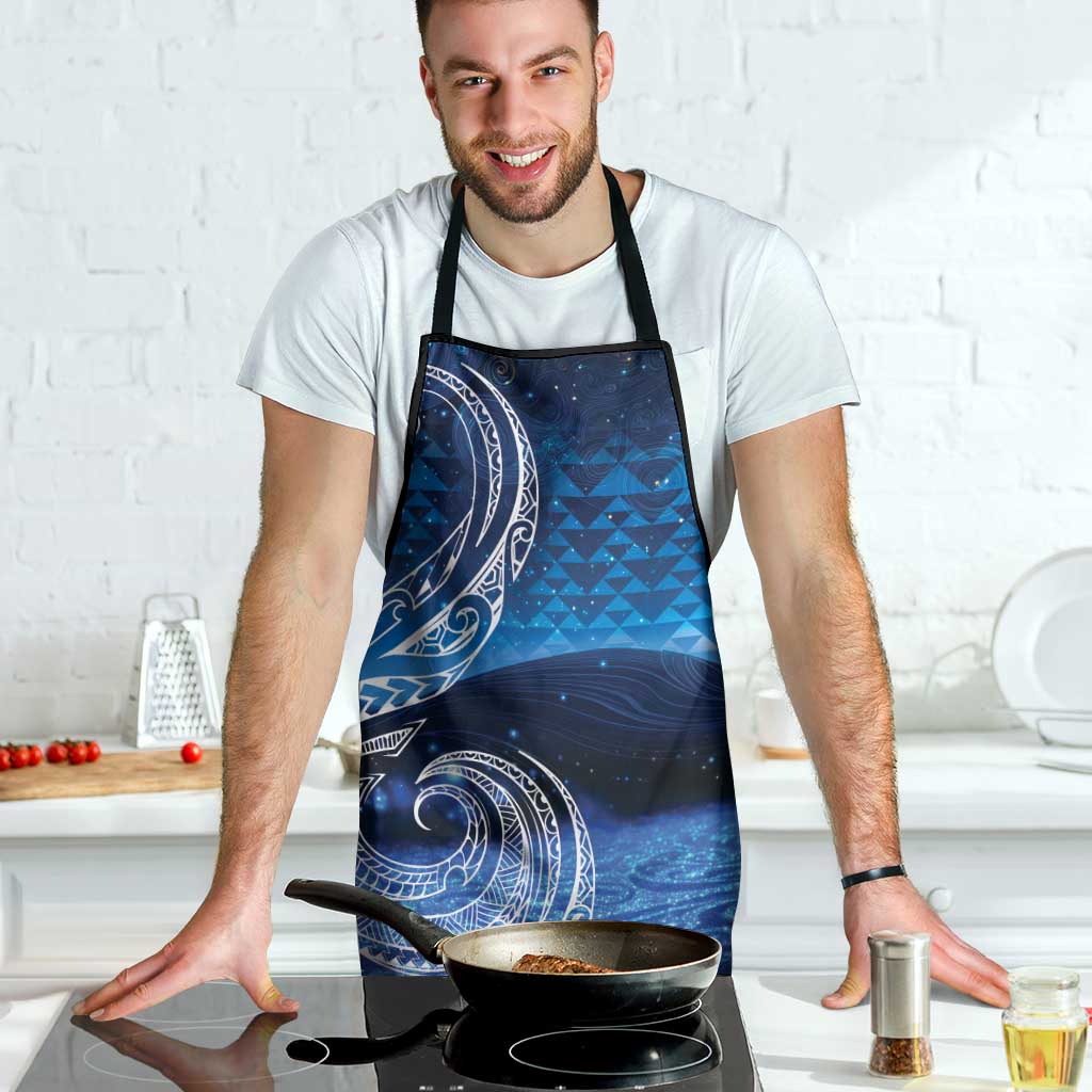 New Zealand Matariki Apron Taniko Aramoana With Koru Galaxy Sky Night - Aussie Hoodie