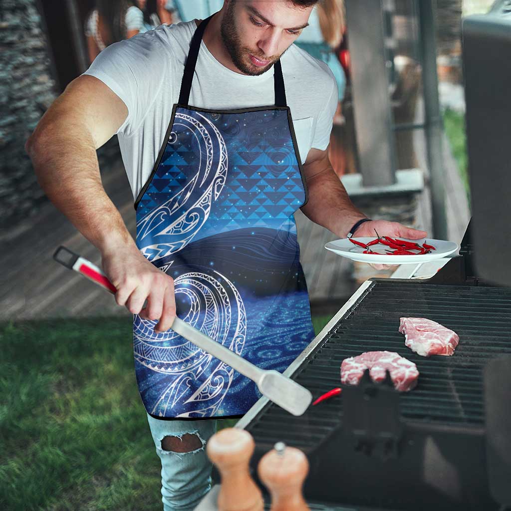 New Zealand Matariki Apron Taniko Aramoana With Koru Galaxy Sky Night - Aussie Hoodie