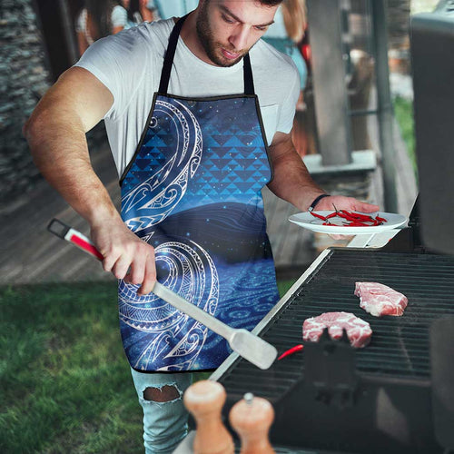 New Zealand Matariki Apron Taniko Aramoana With Koru Galaxy Sky Night - Aussie Hoodie