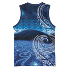 New Zealand Matariki Basketball Jersey Taniko Aramoana With Koru Galaxy Sky Night - Aussie Hoodie