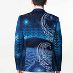 New Zealand Matariki Blazer Taniko Aramoana With Koru Galaxy Sky Night - Aussie Hoodie