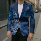 New Zealand Matariki Blazer Taniko Aramoana With Koru Galaxy Sky Night - Aussie Hoodie