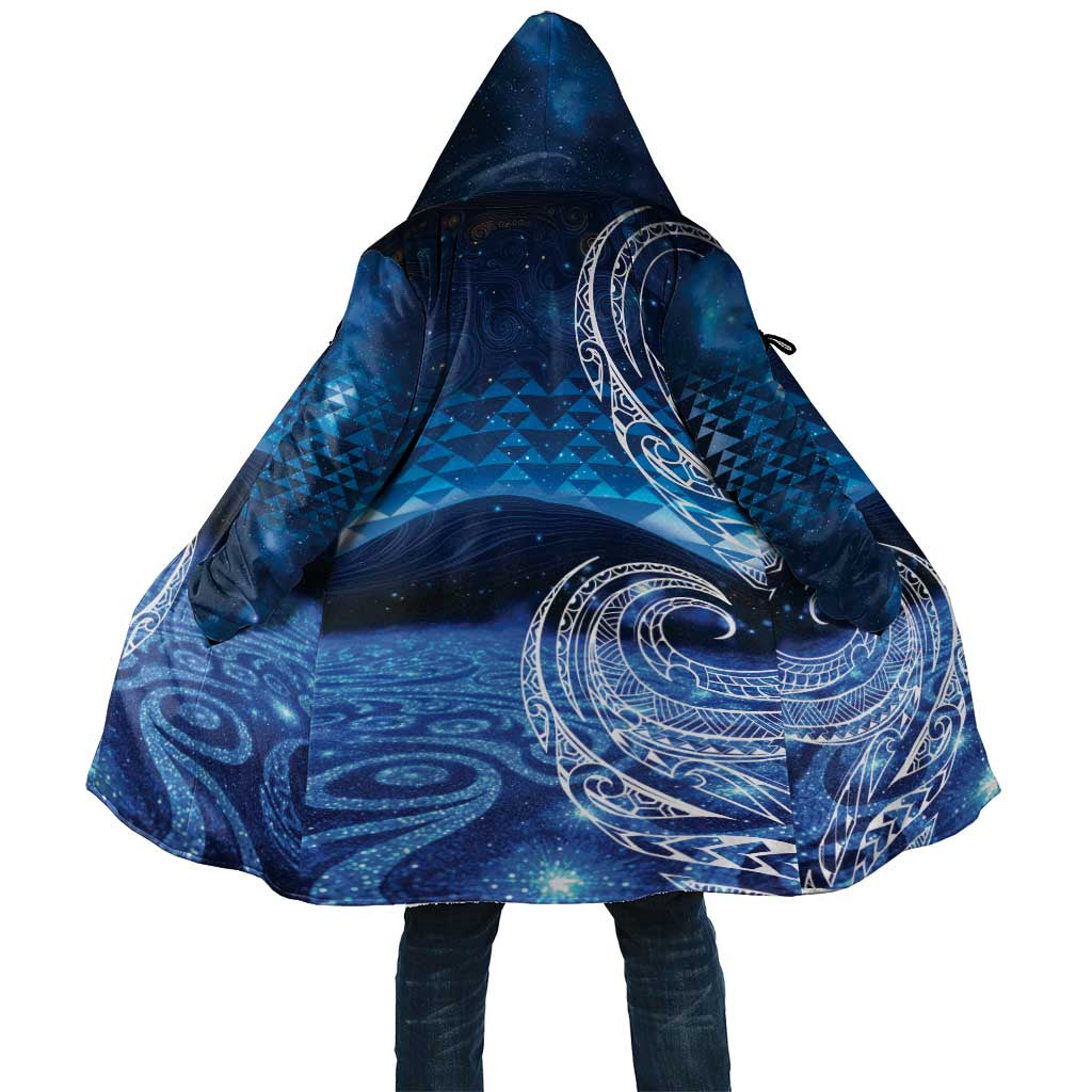 New Zealand Matariki Cloak Taniko Aramoana With Koru Galaxy Sky Night - Aussie Hoodie
