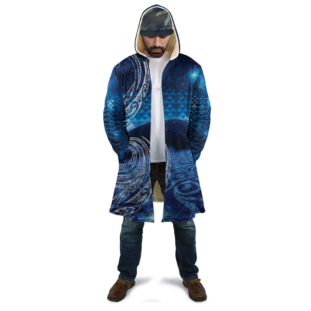 New Zealand Matariki Cloak Taniko Aramoana With Koru Galaxy Sky Night - Aussie Hoodie