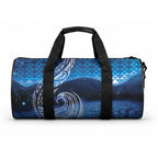 New Zealand Matariki Duffle Bag Taniko Aramoana With Koru Galaxy Sky Night