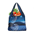 New Zealand Matariki Grocery Bag Taniko Aramoana With Koru Galaxy Sky Night