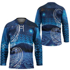 New Zealand Matariki Hockey Jersey Taniko Aramoana With Koru Galaxy Sky Night - Aussie Hoodie