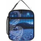 New Zealand Matariki Lunch Bag Taniko Aramoana With Koru Galaxy Sky Night