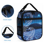 New Zealand Matariki Lunch Bag Taniko Aramoana With Koru Galaxy Sky Night