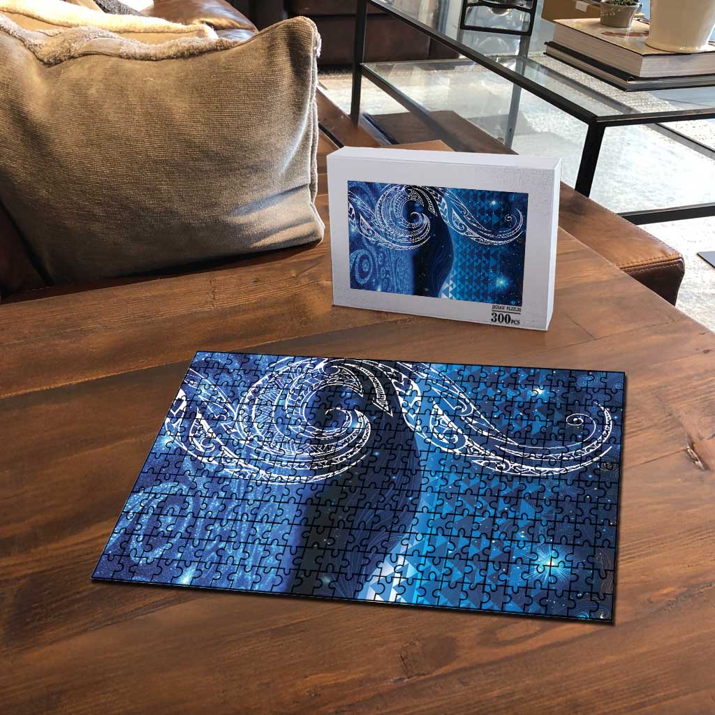 New Zealand Matariki Puzzle Taniko Aramoana With Koru Galaxy Sky Night - Aussie Hoodie
