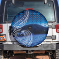 New Zealand Matariki Spare Tire Cover Taniko Aramoana With Koru Galaxy Sky Night