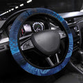 New Zealand Matariki Steering Wheel Cover Taniko Aramoana With Koru Galaxy Sky Night