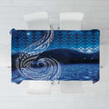 New Zealand Matariki Tablecloth Taniko Aramoana With Koru Galaxy Sky Night