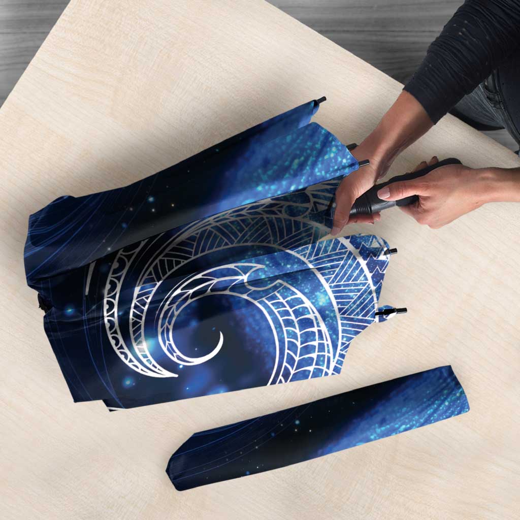 New Zealand Matariki Umbrella Taniko Aramoana With Koru Galaxy Sky Night - Aussie Hoodie