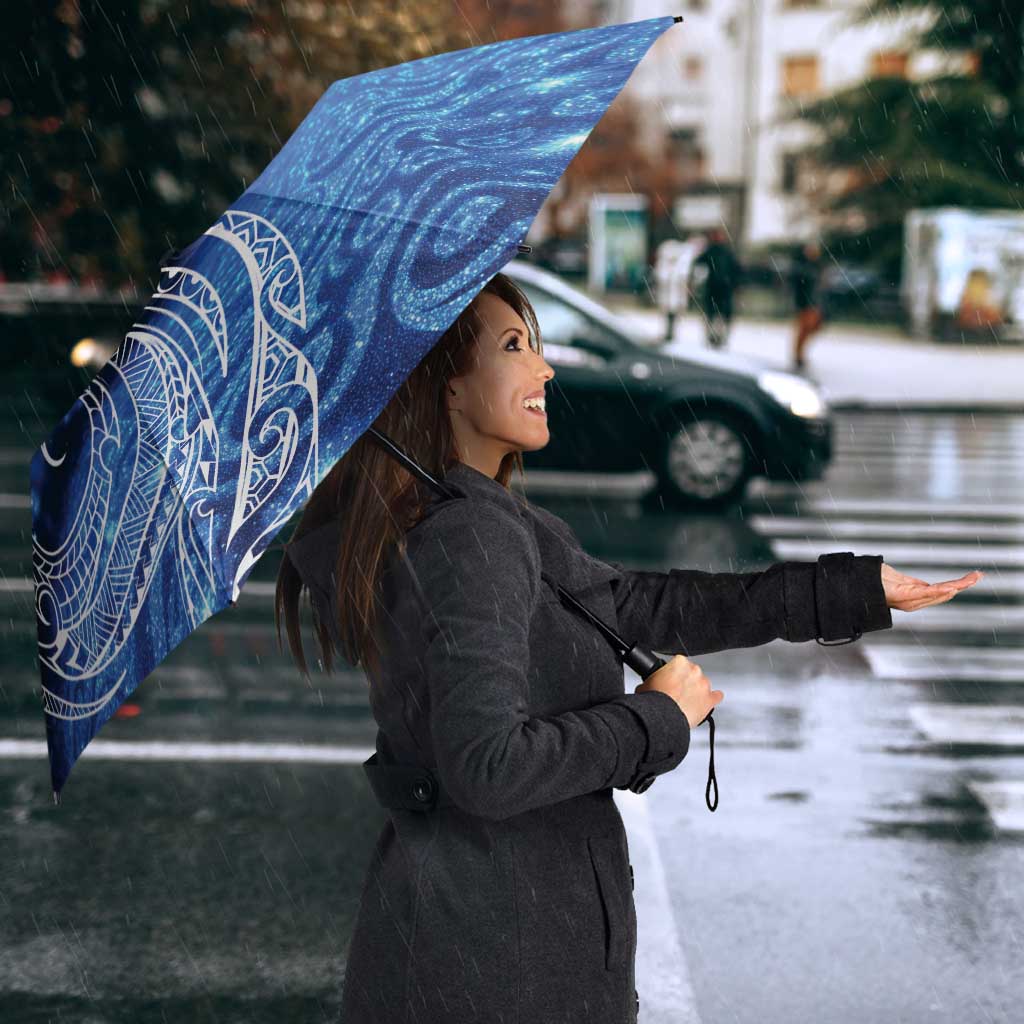 New Zealand Matariki Umbrella Taniko Aramoana With Koru Galaxy Sky Night - Aussie Hoodie