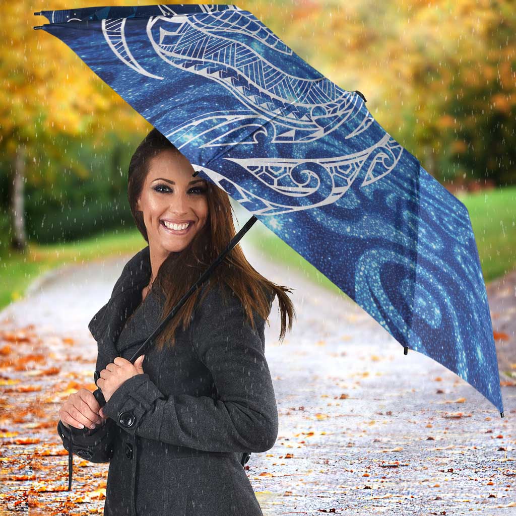New Zealand Matariki Umbrella Taniko Aramoana With Koru Galaxy Sky Night - Aussie Hoodie