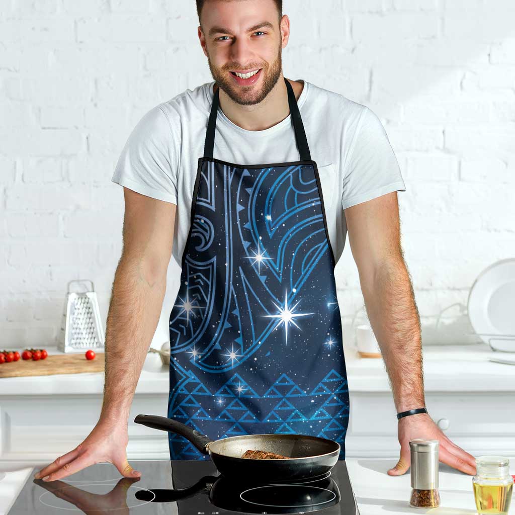 New Zealand Matariki Apron Taniko Aramoana With Maori Galaxy Sky Night - Aussie Hoodie