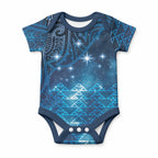 New Zealand Matariki Baby Onesie Taniko Aramoana With Maori Galaxy Sky Night