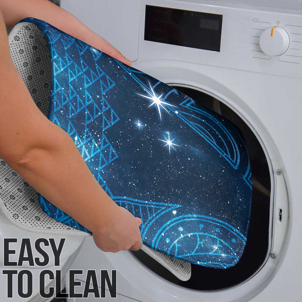 New Zealand Matariki Bathroom Set Taniko Aramoana With Maori Galaxy Sky Night - Aussie Hoodie
