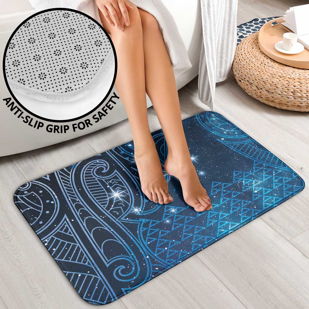 New Zealand Matariki Bathroom Set Taniko Aramoana With Maori Galaxy Sky Night - Aussie Hoodie