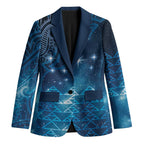 New Zealand Matariki Blazer Taniko Aramoana With Maori Galaxy Sky Night - Aussie Hoodie