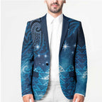 New Zealand Matariki Blazer Taniko Aramoana With Maori Galaxy Sky Night - Aussie Hoodie