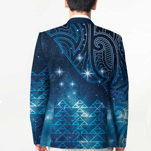 New Zealand Matariki Blazer Taniko Aramoana With Maori Galaxy Sky Night - Aussie Hoodie