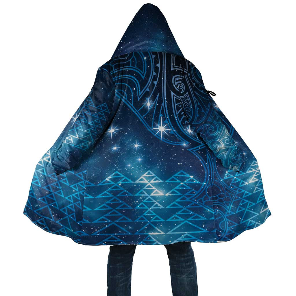 New Zealand Matariki Cloak Taniko Aramoana With Maori Galaxy Sky Night - Aussie Hoodie