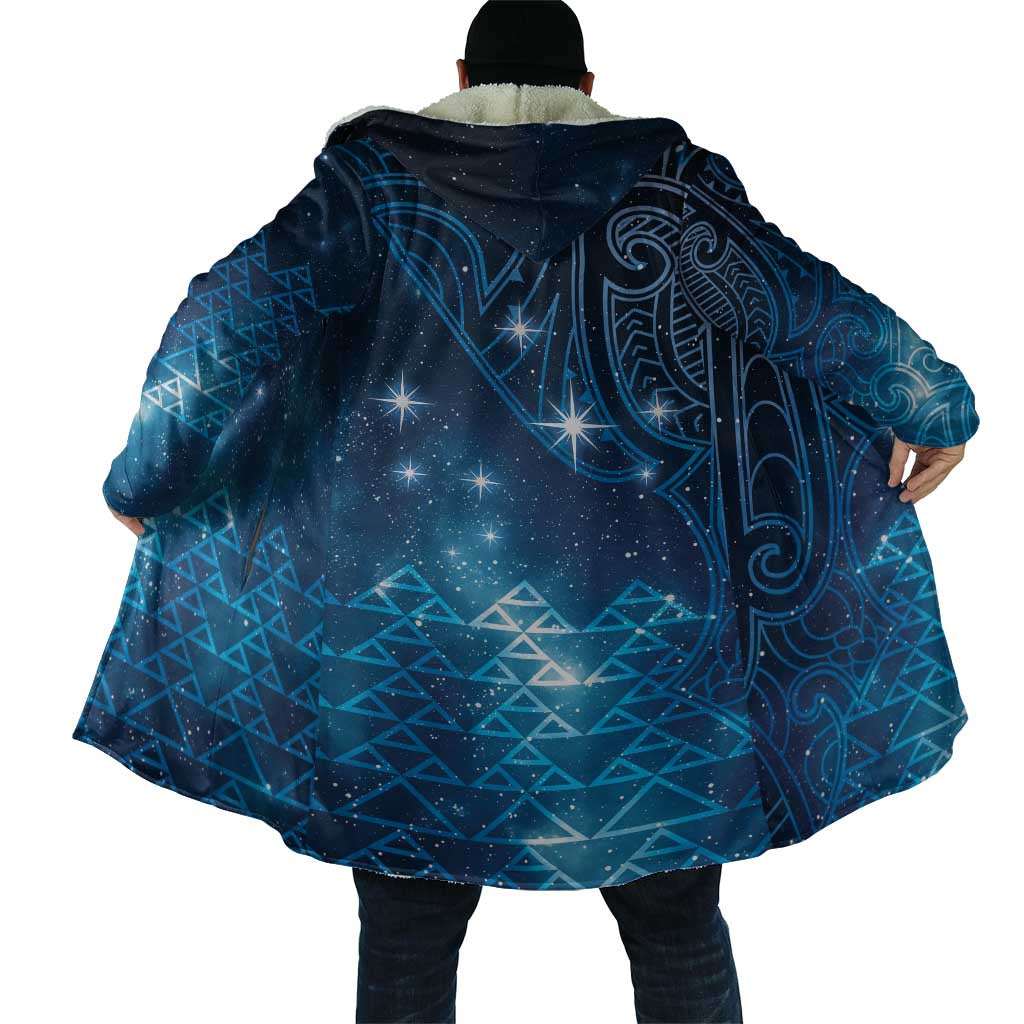 New Zealand Matariki Cloak Taniko Aramoana With Maori Galaxy Sky Night - Aussie Hoodie