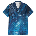 New Zealand Matariki Hawaiian Shirt Taniko Aramoana With Maori Galaxy Sky Night