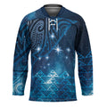 New Zealand Matariki Hockey Jersey Taniko Aramoana With Maori Galaxy Sky Night - Aussie Hoodie