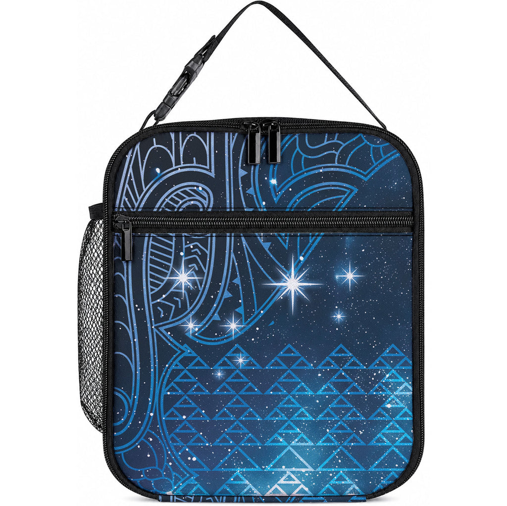 New Zealand Matariki Lunch Bag Taniko Aramoana With Maori Galaxy Sky Night