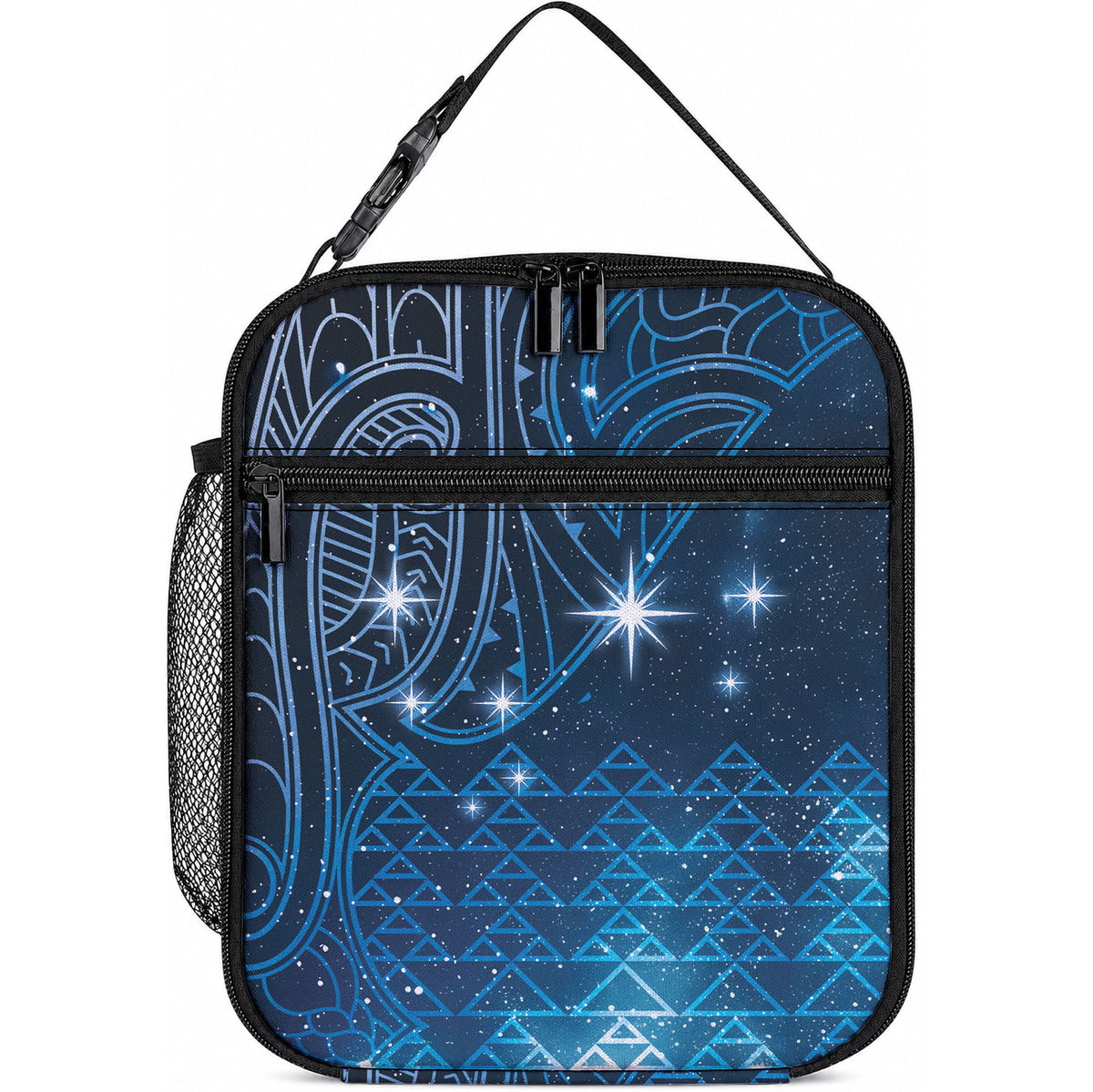 New Zealand Matariki Lunch Bag Taniko Aramoana With Maori Galaxy Sky Night