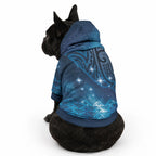 New Zealand Matariki Pet Hoodie Taniko Aramoana With Maori Galaxy Sky Night