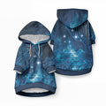 New Zealand Matariki Pet Hoodie Taniko Aramoana With Maori Galaxy Sky Night