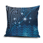New Zealand Matariki Pillow Cover Taniko Aramoana With Maori Galaxy Sky Night - Aussie Hoodie