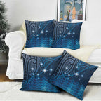 New Zealand Matariki Pillow Cover Taniko Aramoana With Maori Galaxy Sky Night - Aussie Hoodie