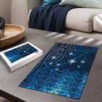 New Zealand Matariki Puzzle Taniko Aramoana With Maori Galaxy Sky Night - Aussie Hoodie