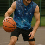 New Zealand Matariki Sleeveless Hoodie Taniko Aramoana With Maori Galaxy Sky Night - Aussie Hoodie